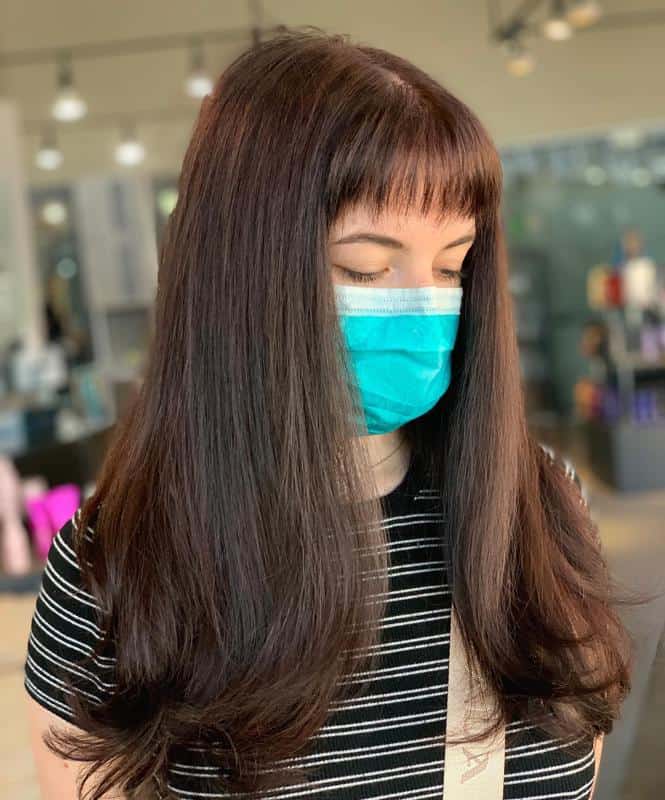 Long Layered Hair With Bangs 2