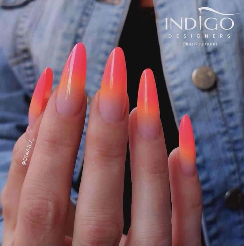 60 Elegant French Tip Nail For A Super Trendy Manicure (2023 Update) 27 Ombre French Nail Tip 1