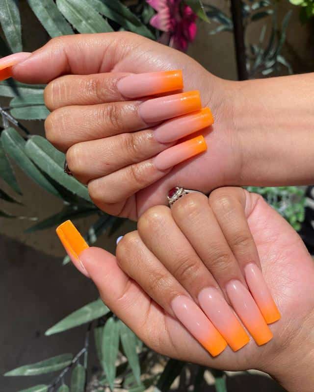 60 Elegant French Tip Nail For A Super Trendy Manicure (2023 Update) 30 Ombre French Nail Tip 4