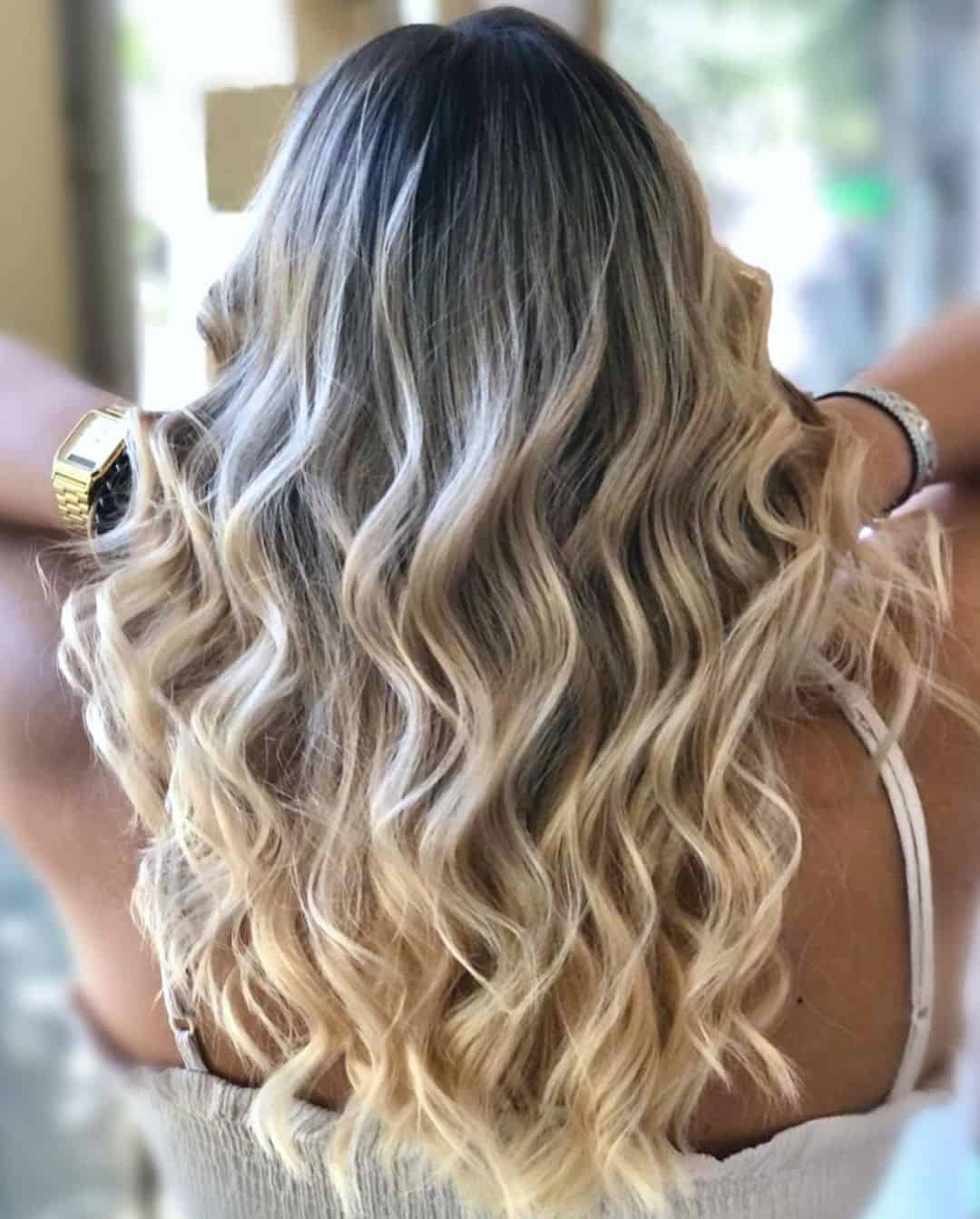 Ombre Hair Colors For Wavy Blonde Hair 