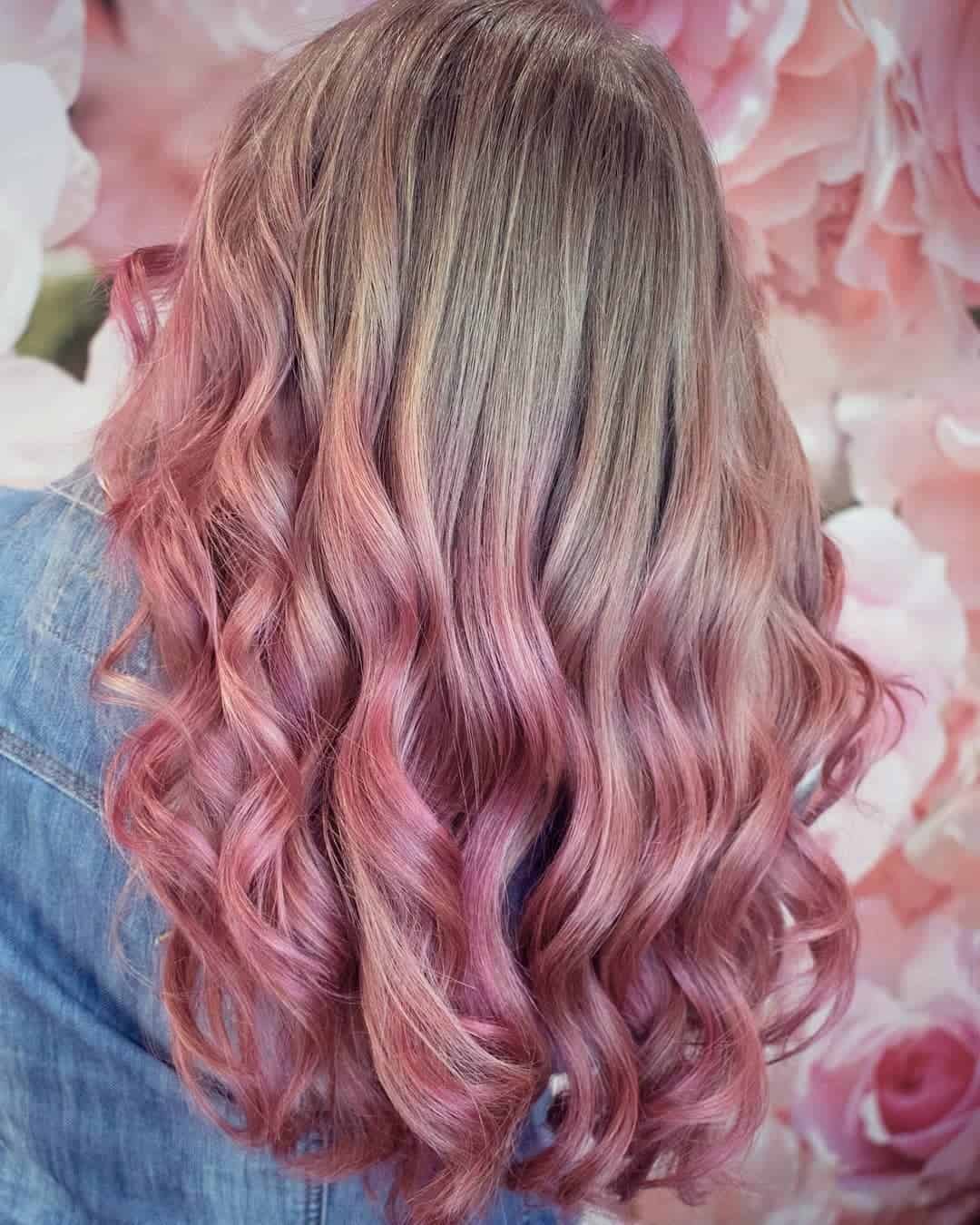Ombre Pink Hair Colors
