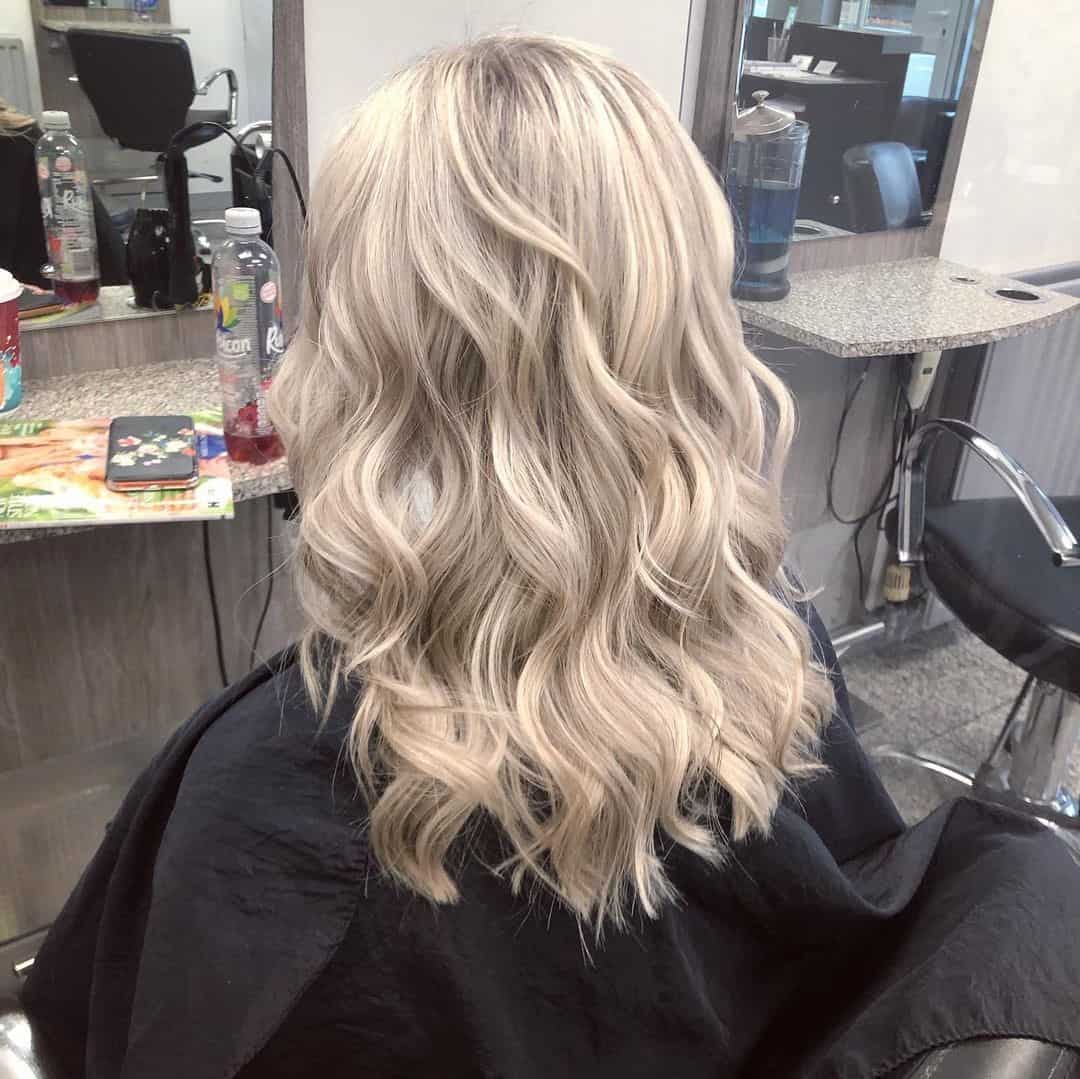 Platinum Blonde Lowlight Waves