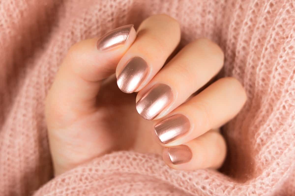 Rose Gold Nail