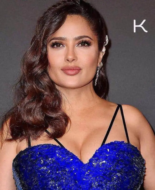 Salma Hayek Thick Hair