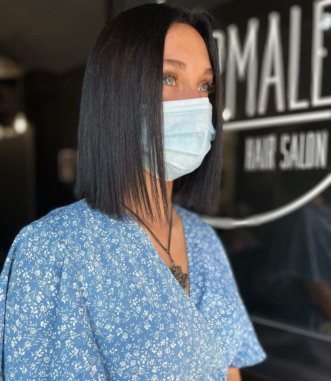 Top 40 Gorgeous Colored Bob Hairstyles (2023 Update) 31 Short Bob Colored Black Hair