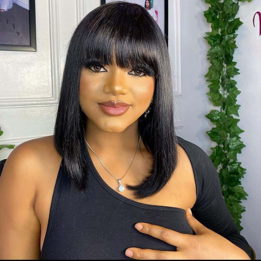 Top 32 Unique Fringe Hairdos for Women: Different Hair Length And Colors (2023 Update) 4 Short Fringe Hairstyles Black Hair