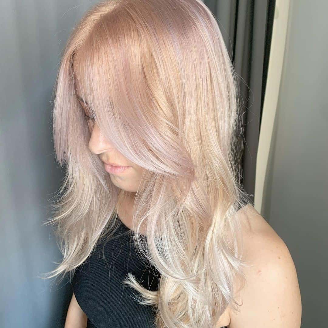 Silver Colored Hairstyles Shiny Look 