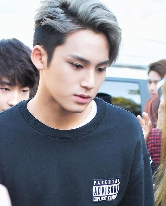 Most Stylish Two-Block Haircut Designs: Creative Advice For Trendy Men 9 Silver KPop Hairstyles For Men 2