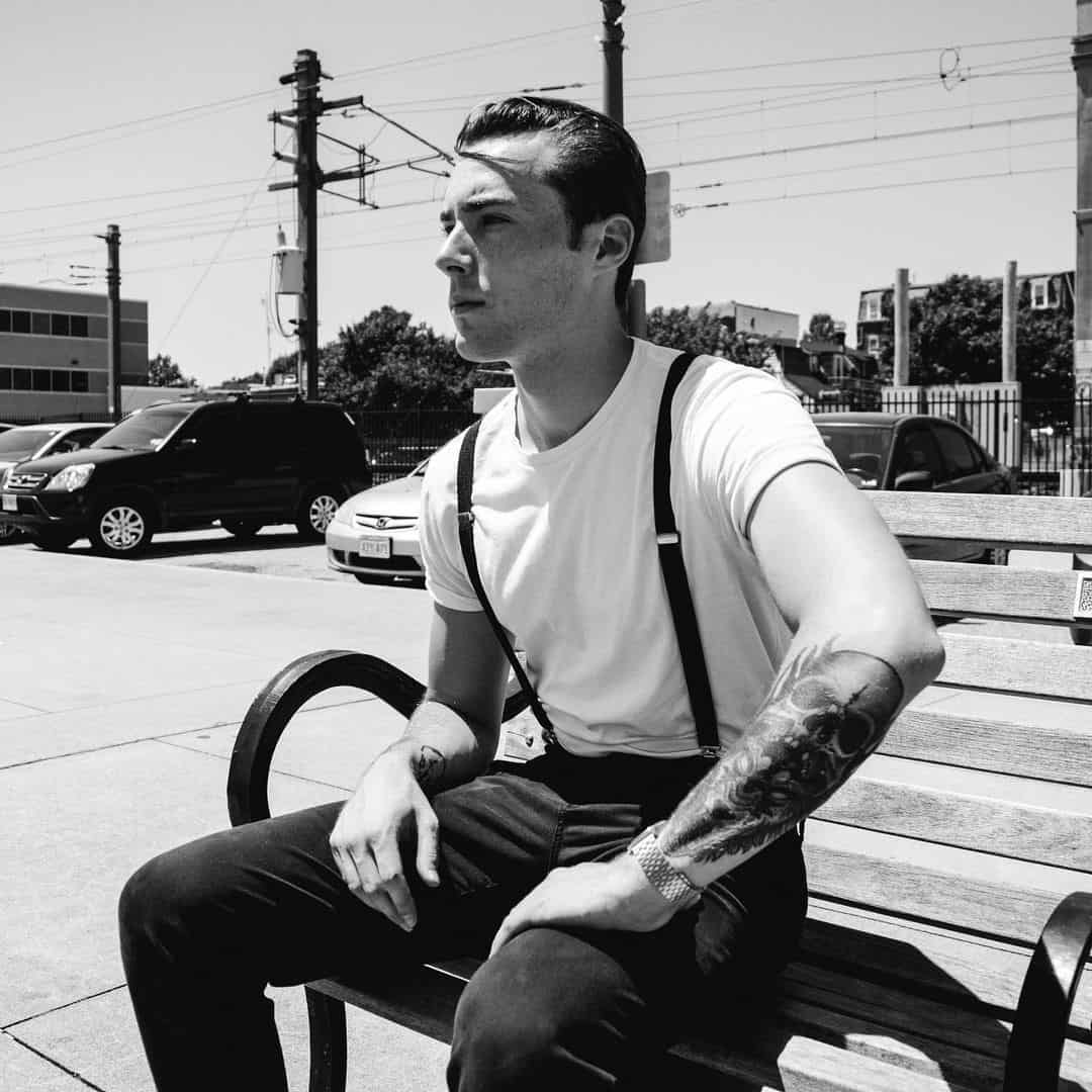 Most Stylish Two-Block Haircut Designs: Creative Advice For Trendy Men 2 Slicked Back Blocked Hair Cut 1