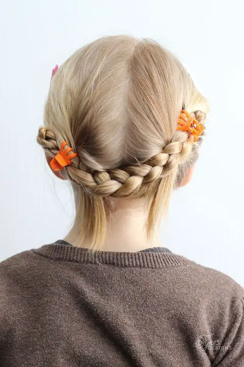 40+ Little Girl Hairstyles: A Quick And Easy Hair Styling (2023 Update) 16 Tied Up Braids For Little Girls 1