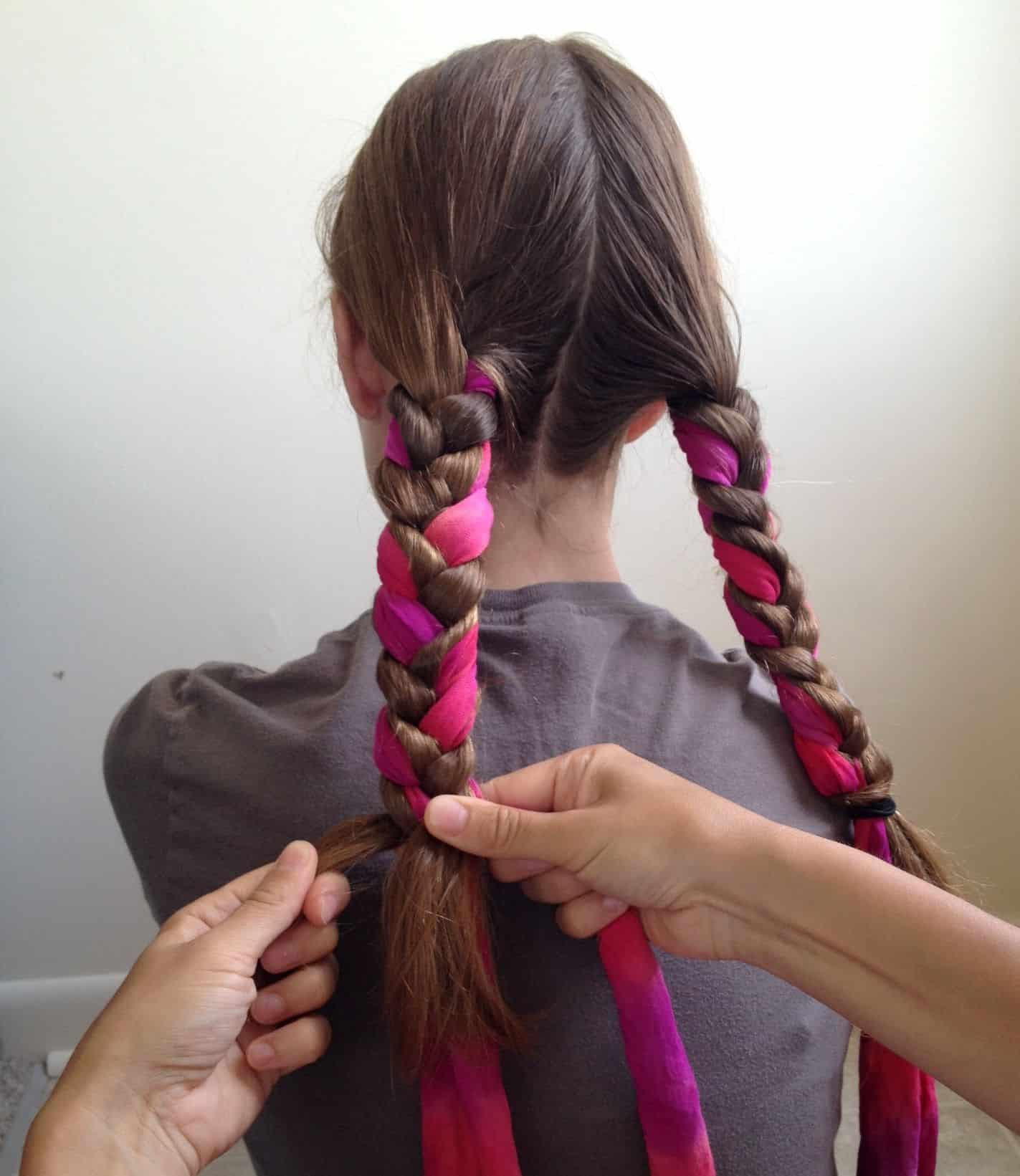 Tied Up Braids For Little Girls 2