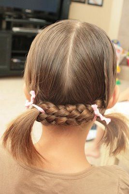 40+ Little Girl Hairstyles: A Quick And Easy Hair Styling (2023 Update) 18 Tied Up Braids For Little Girls 3