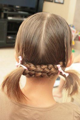 Tied Up Braids For Little Girls 3