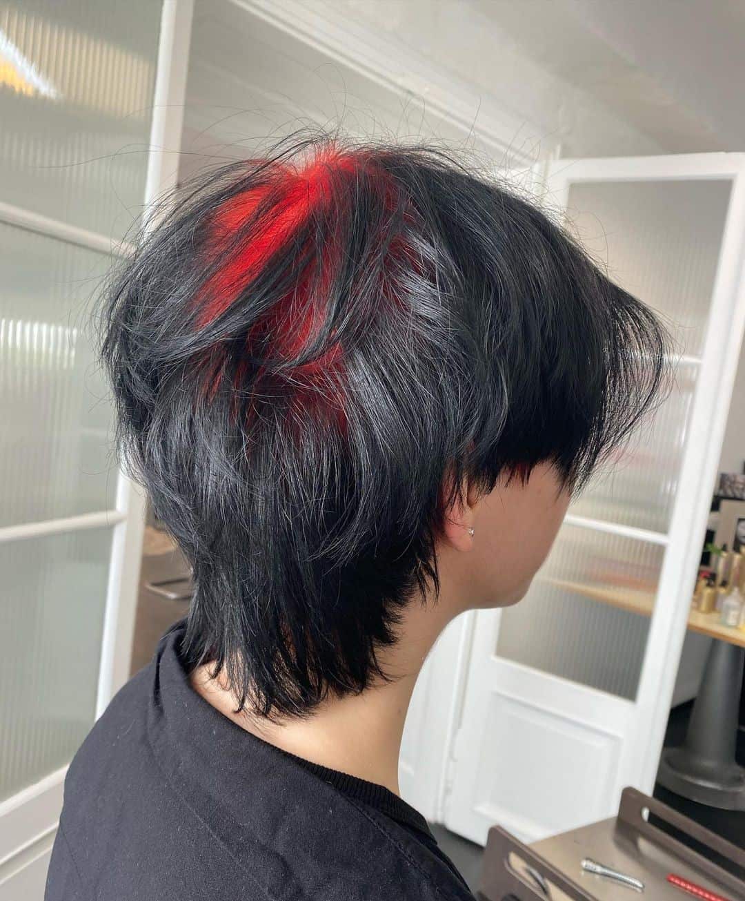 Most Stylish Two-Block Haircut Designs: Creative Advice For Trendy Men 12 Two-Block Design With Red Highlights 1