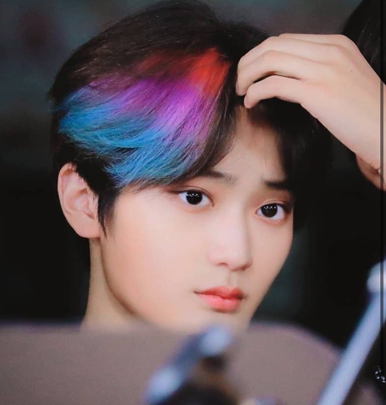 Most Stylish Two-Block Haircut Designs: Creative Advice For Trendy Men 13 Two-Block Design With Red Highlights 2