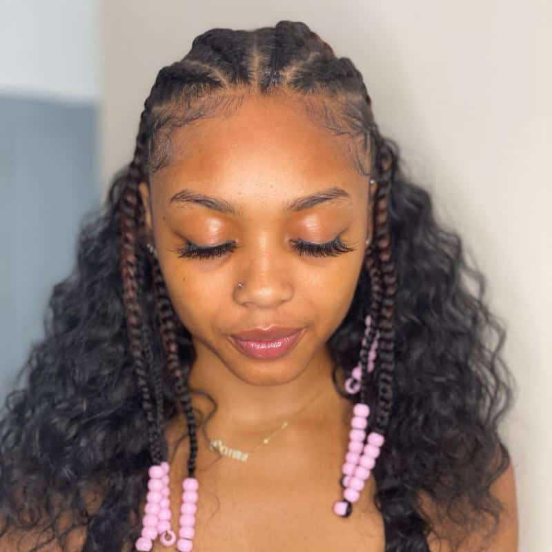 60 Half-Up Half-Down Hairstyles You’ll Fall in Love with (2023 Update) 57 Weave Half-Up, Half-Down 1