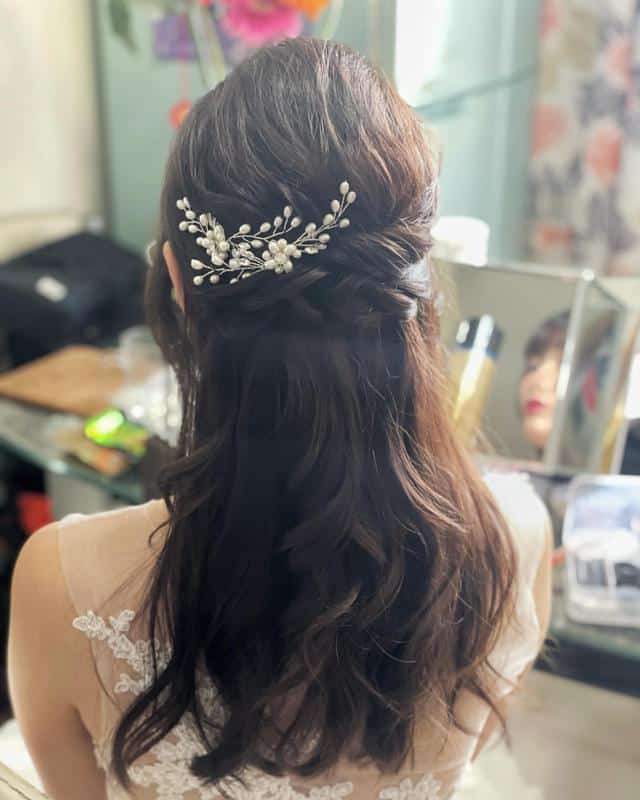 Wedding Half-Up, Half-Down Hairstyles 5