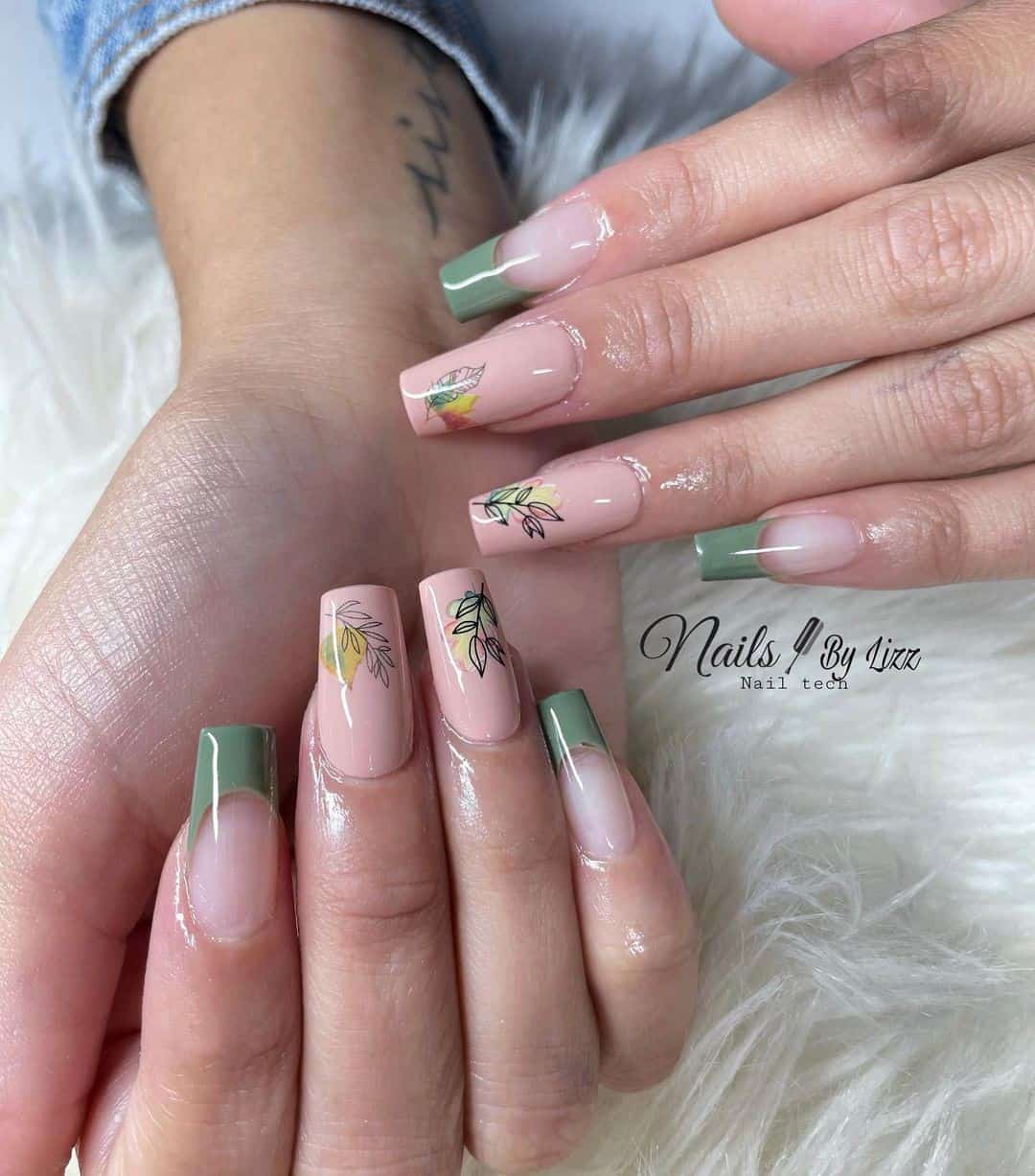 Coffin Long Winter Nails