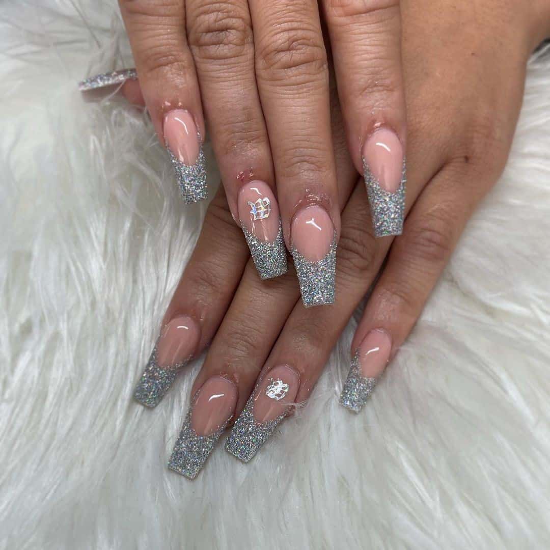 Glitter Birthday Nails