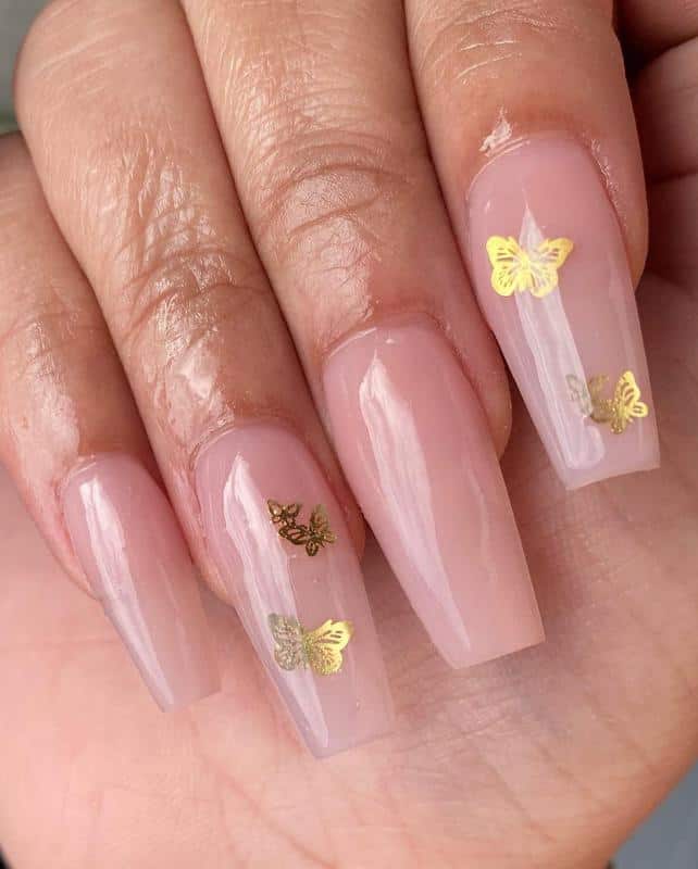 Gold Butterflies