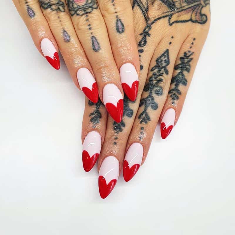 Heart Tip Nails