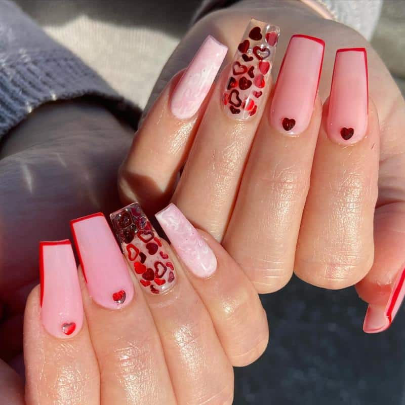 50 Heart Nail Art Ideas That Feeling Romantic 21 Hearts Popping Off