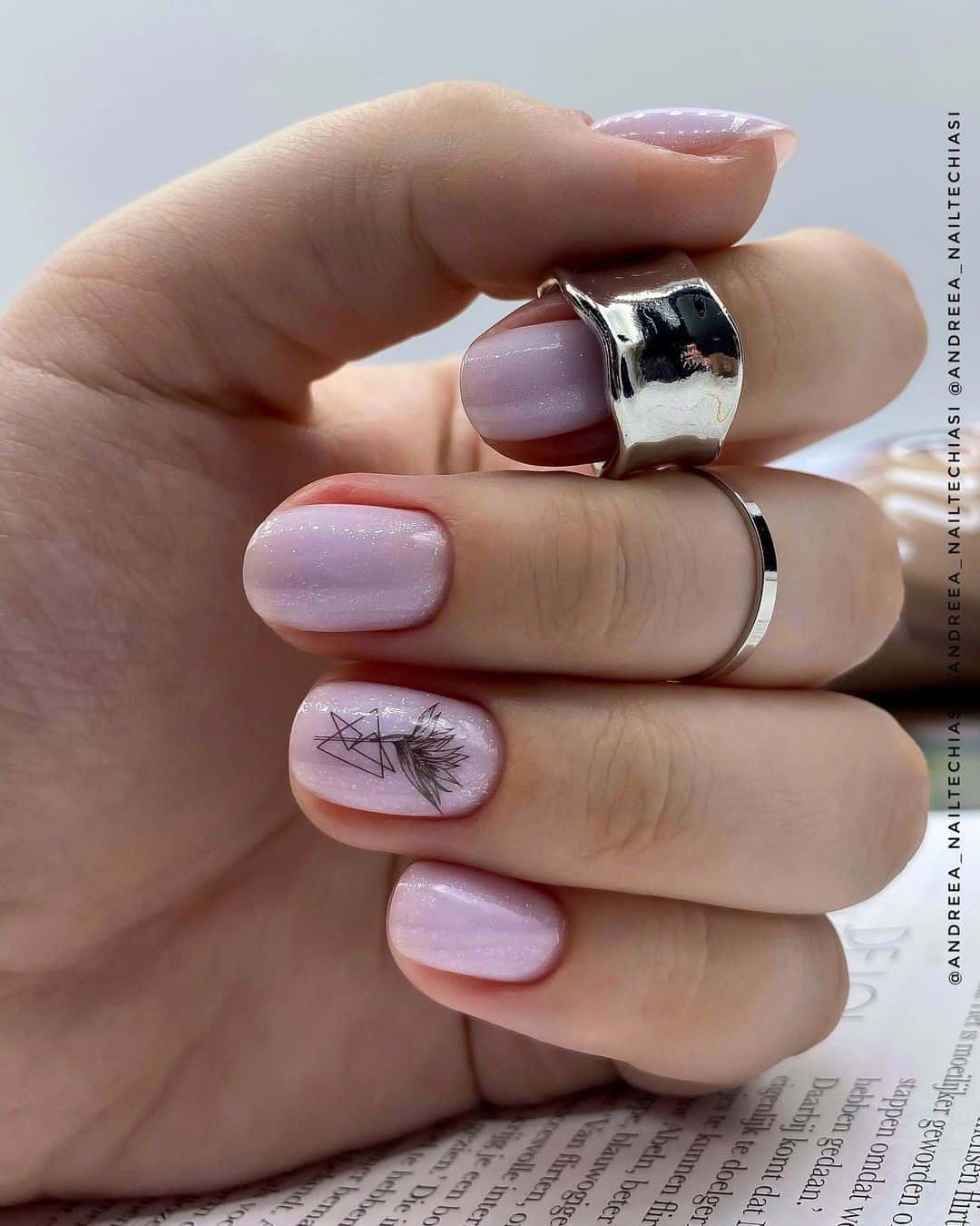 Lavender Summer Nail Designs