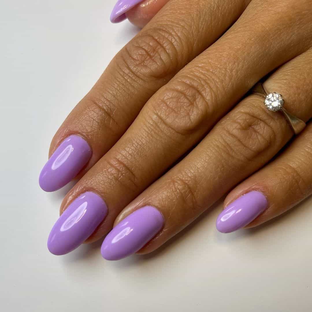 Natural Lavender Nails