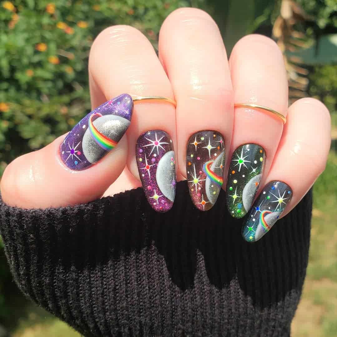 Top 30 Beautiful Rainbow Nail Design Ideas 2022 2 Rainbow Nail FAQ