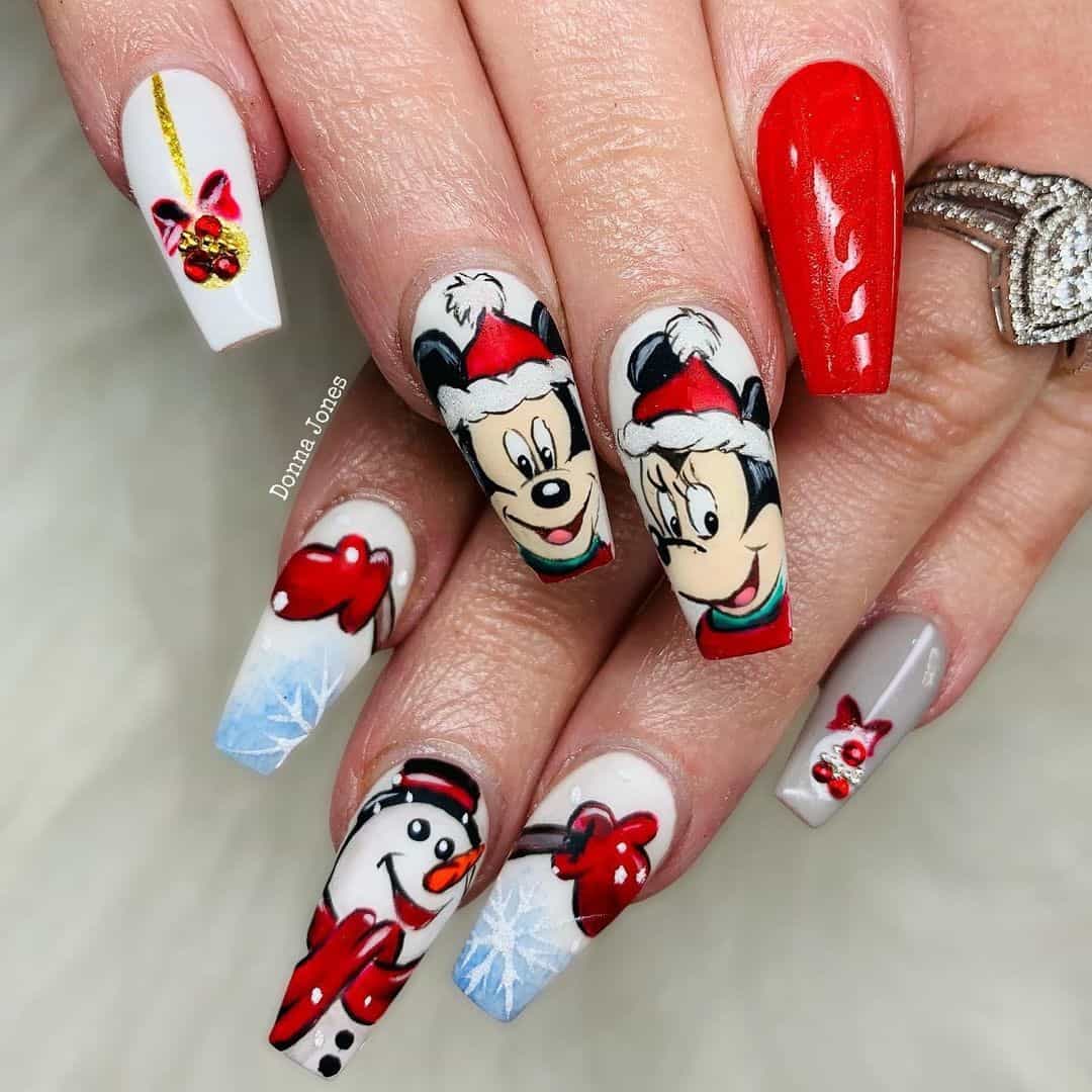 Winter Nails Christmas Design