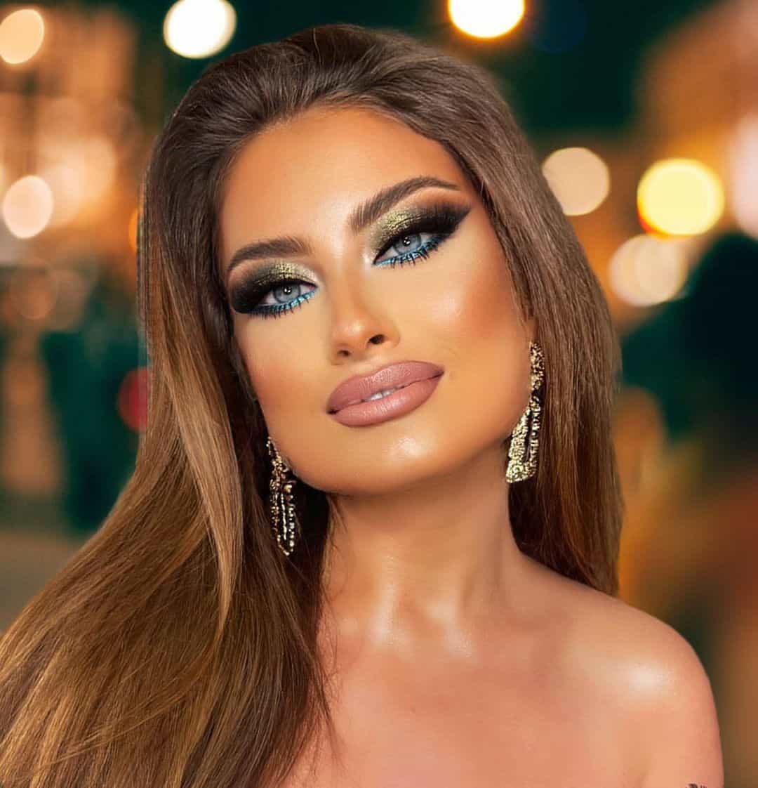 Top 30 Makeup Tips For A Round Face (Simple, Neutral & Everyday) 29 Arabian Inspired Makeup For Definition