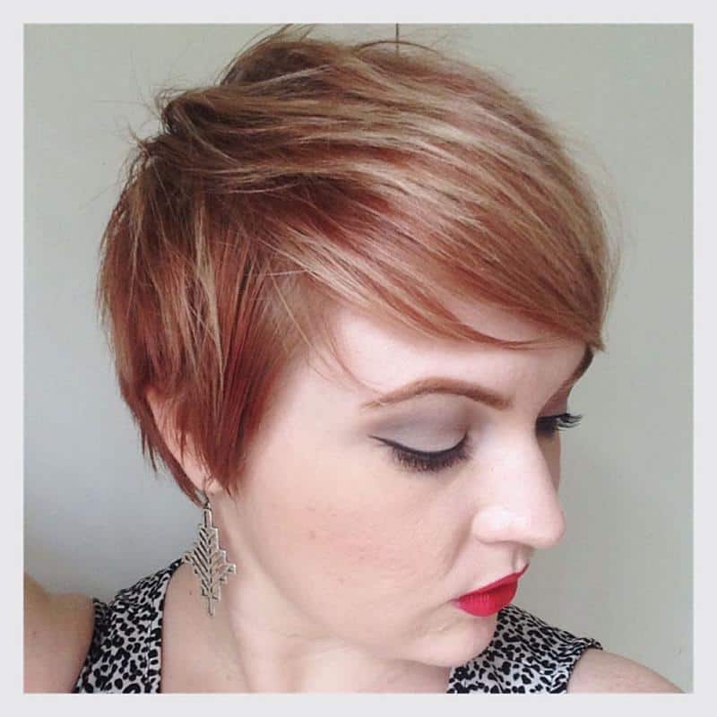 33 Perfect Pixie Cuts For Round Face That You Will Adore (2022 Version) 2 Auburn Pixie