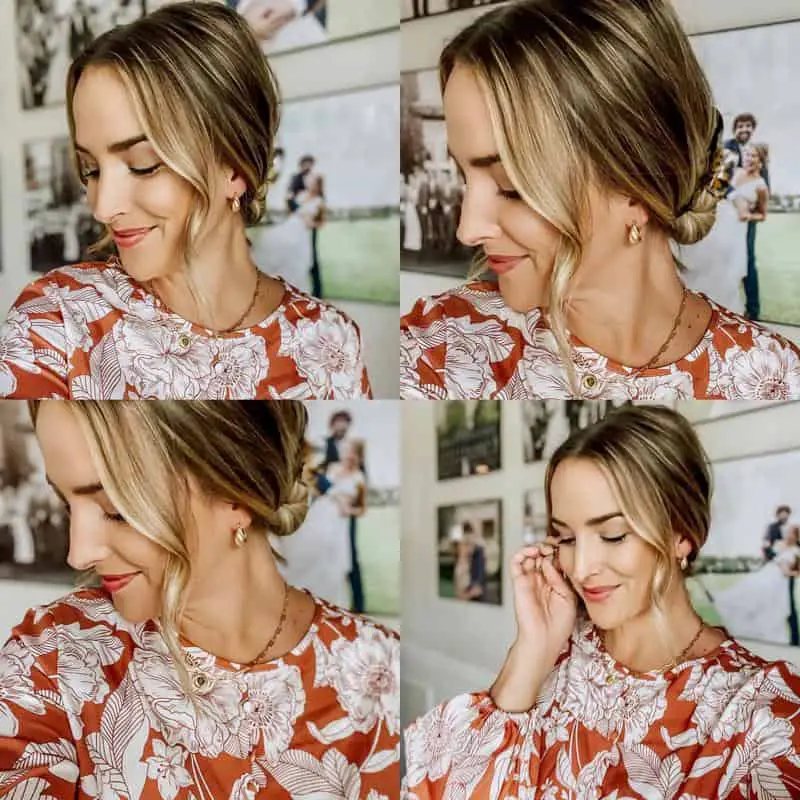 30 Claw Clip Hairstyles That Will Make You Look Stunning 13 Elegant Low Bun