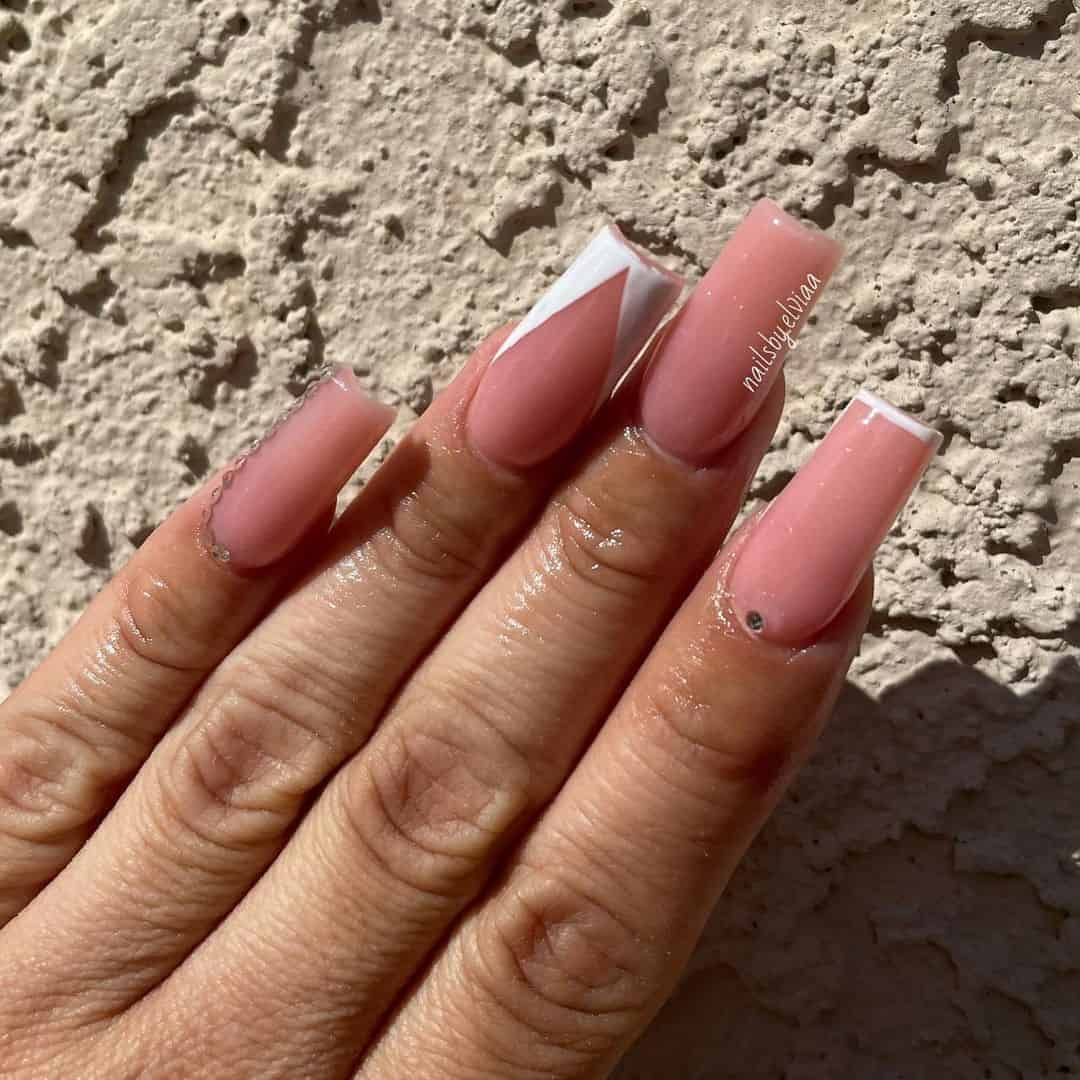 Top 30 Creative Nail Designs With Lines (Short And Long) 19 French Nail Designs With Lines