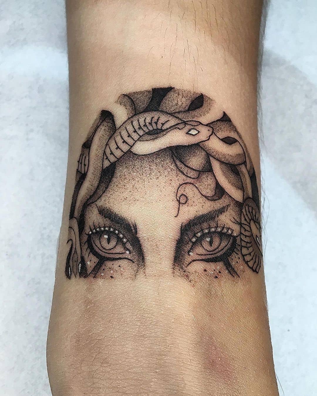 Medusa's Eyes and Medusa's Gaze Tattoo 1