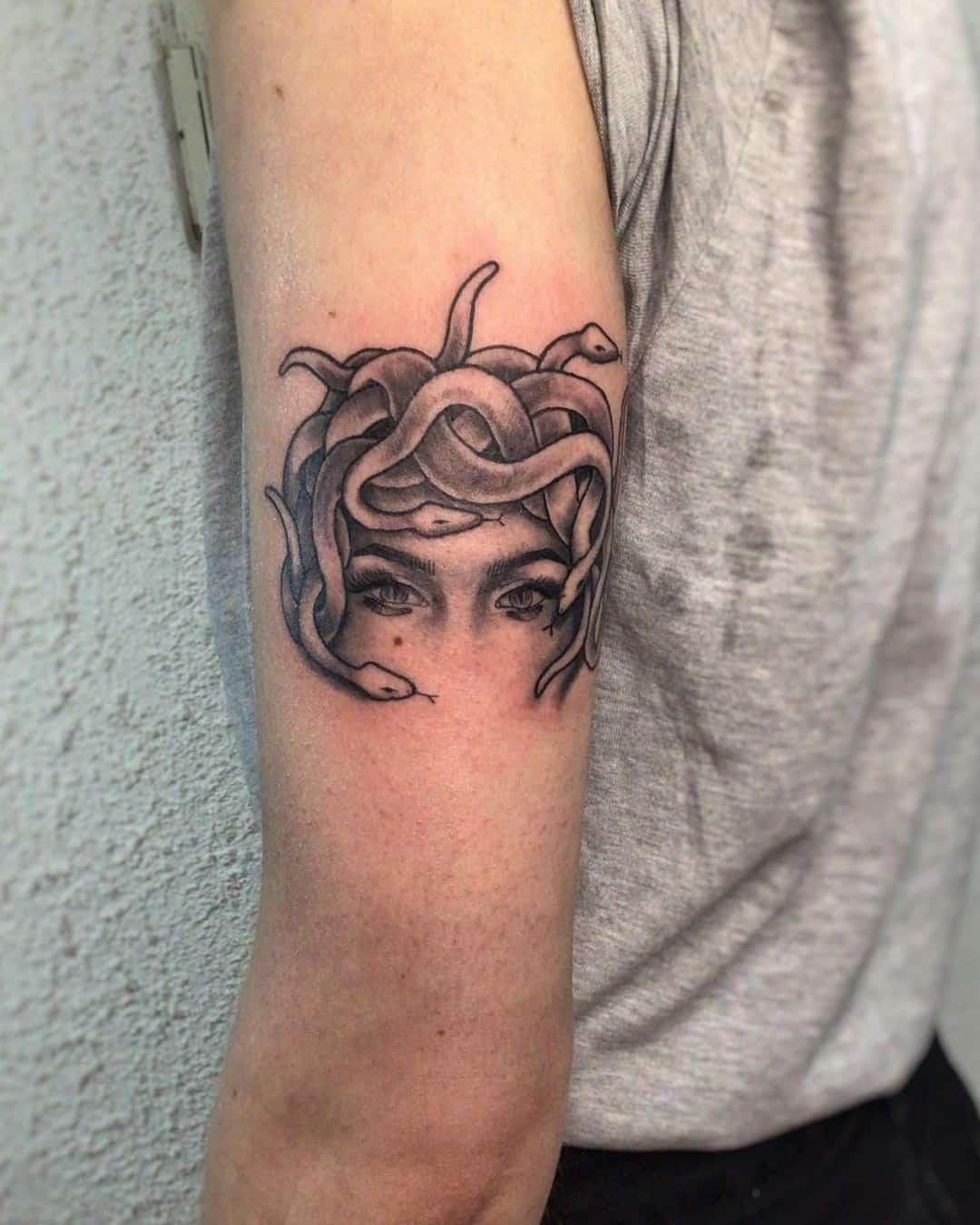 40+ Unique Medusa Tattoo Design Ideas 2022 (Meaning and Symbolism) 30 Medusa's Eyes and Medusa's Gaze Tattoo 4