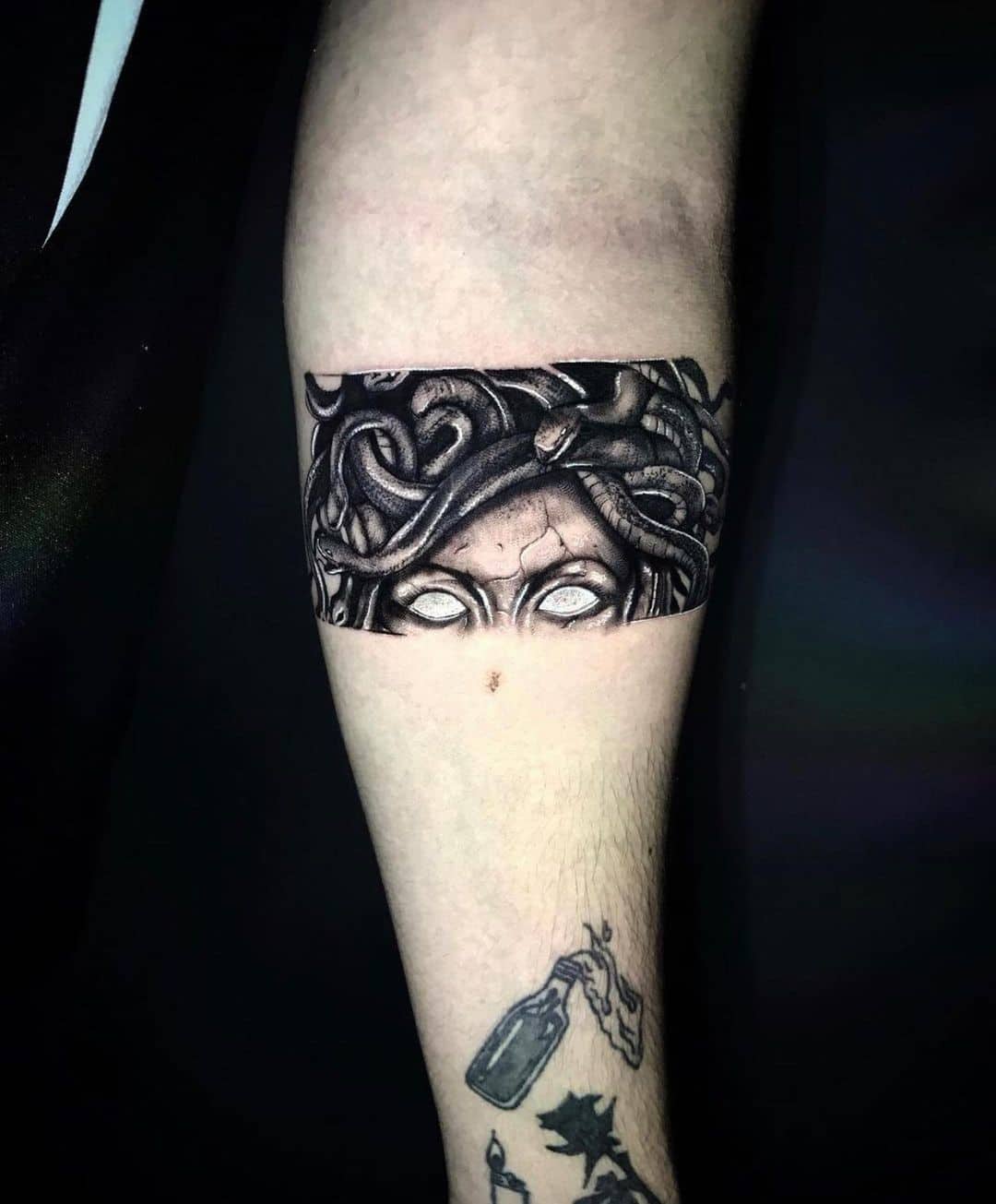 Medusa's Eyes or Medusa's Gaze Tattoo