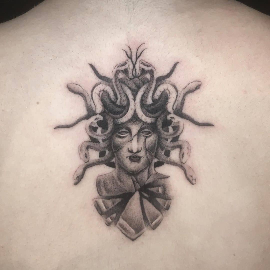 40+ Unique Medusa Tattoo Design Ideas 2022 (Meaning and Symbolism) 19 Mythological Medusa Tattoo 1