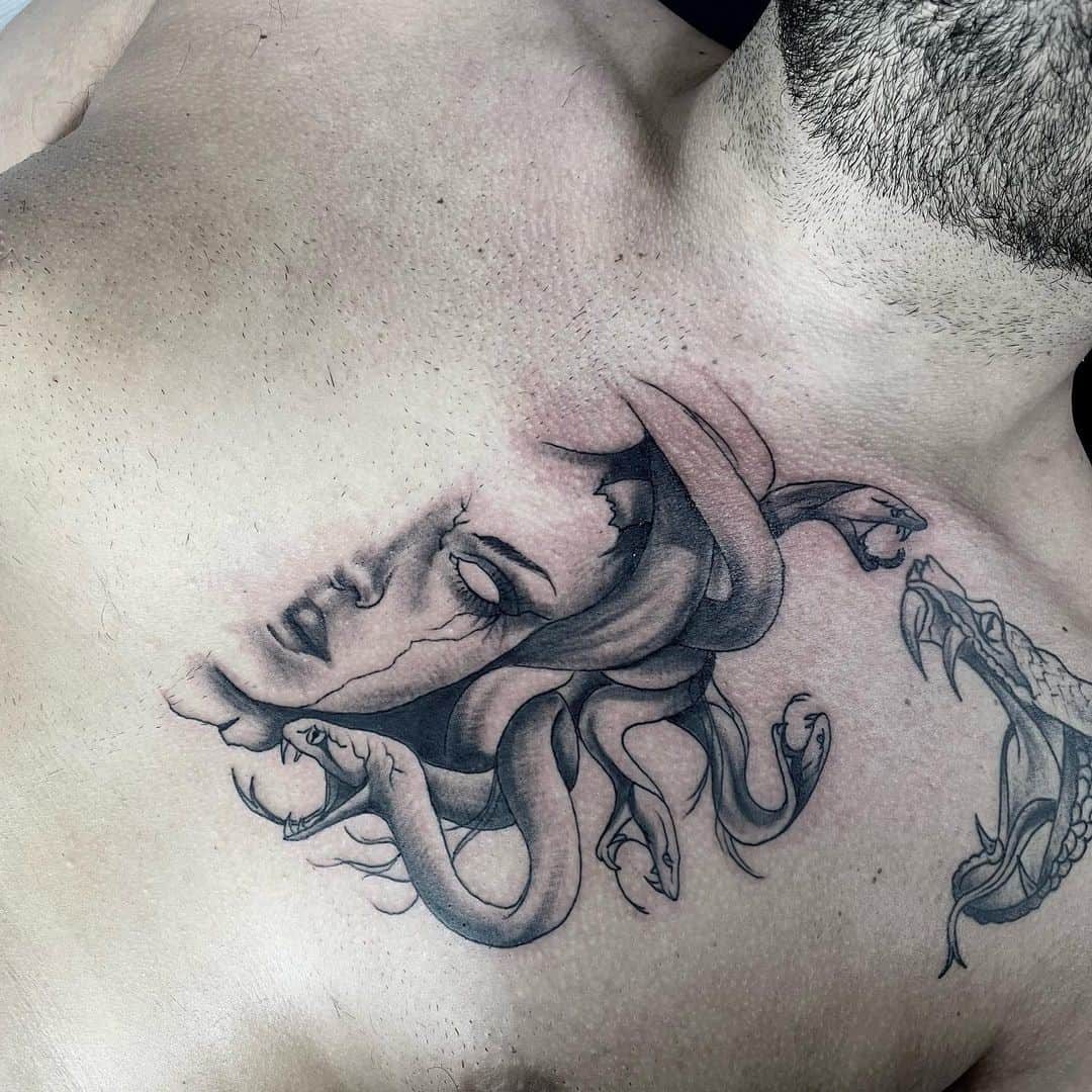 40+ Unique Medusa Tattoo Design Ideas 2022 (Meaning and Symbolism) 20 Mythological Medusa Tattoo 2