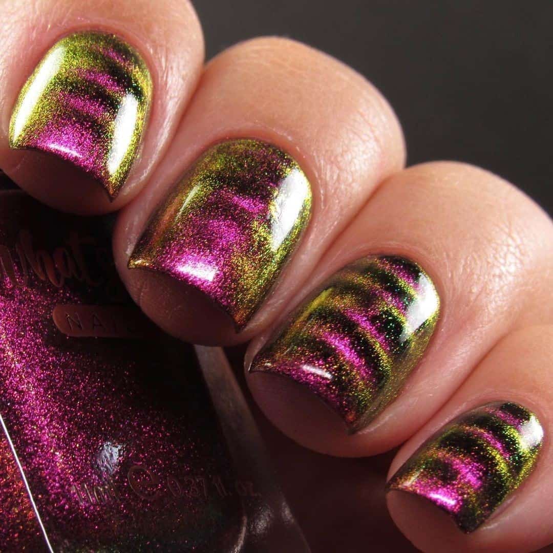 30+ Unique Cat Eye Nail Design Ideas 2022 (Short And Long) 11 Party Night Out Nails
