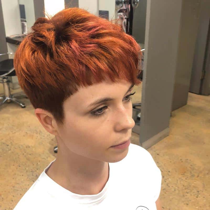 33 Perfect Pixie Cuts For Round Face That You Will Adore (2022 Version) 12 Pixie with Cropped Back and Sides