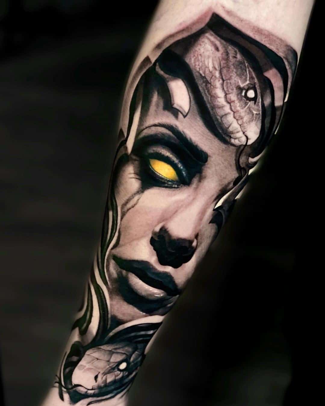 Realistic Medusa Tattoo 4