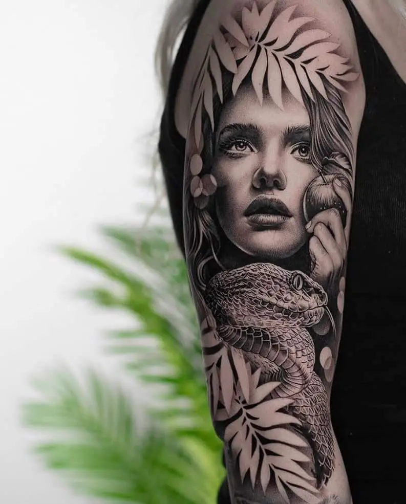 realistic medusa tattoo  All Things Tattoo