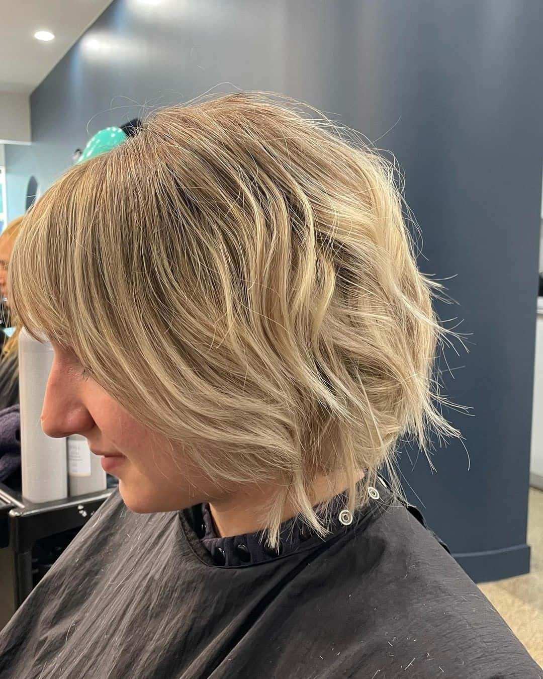 Short Blonde French Bob Haircut