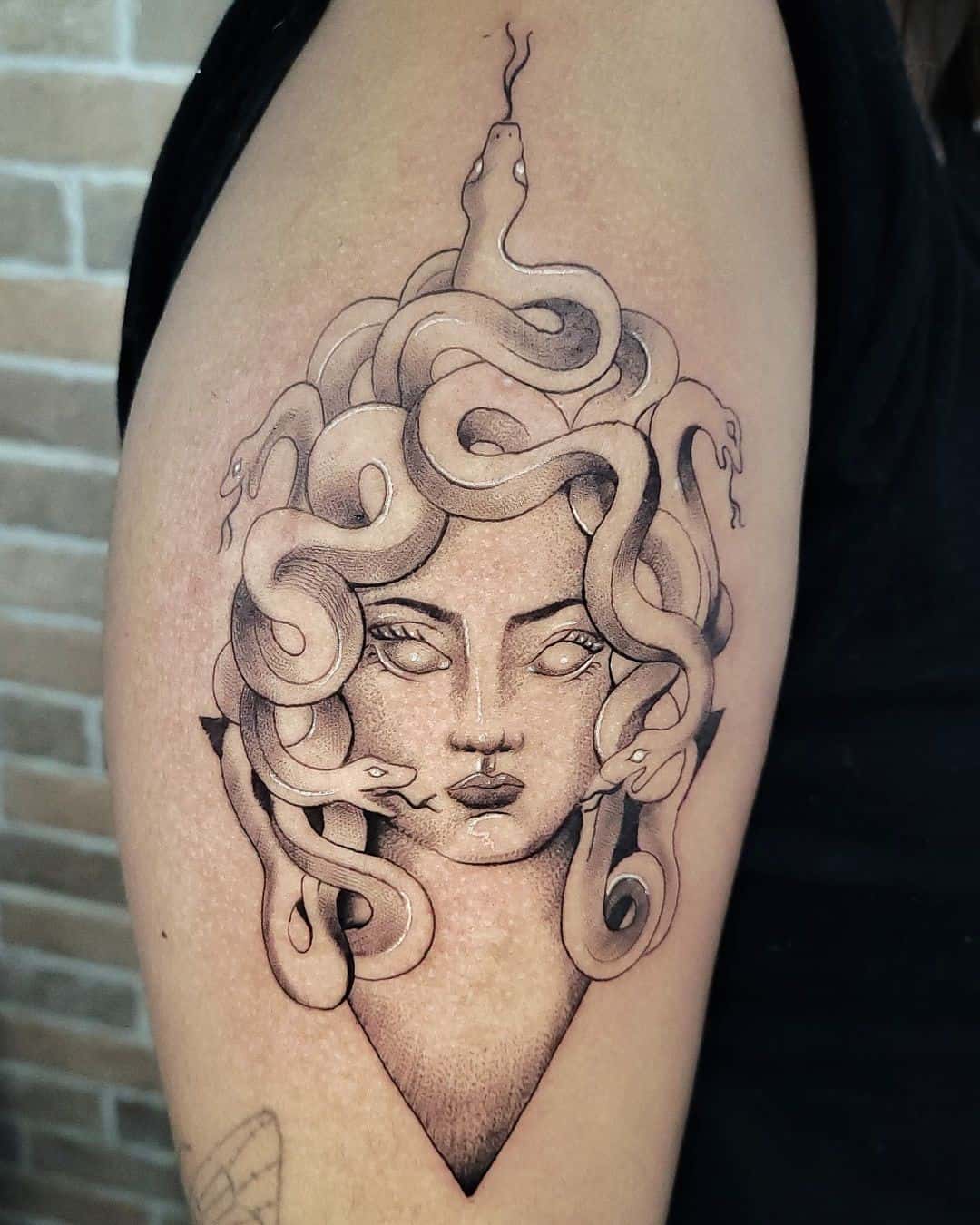 40+ Unique Medusa Tattoo Design Ideas 2022 (Meaning and Symbolism) 9 The Medusa Gaze Tattoo 4