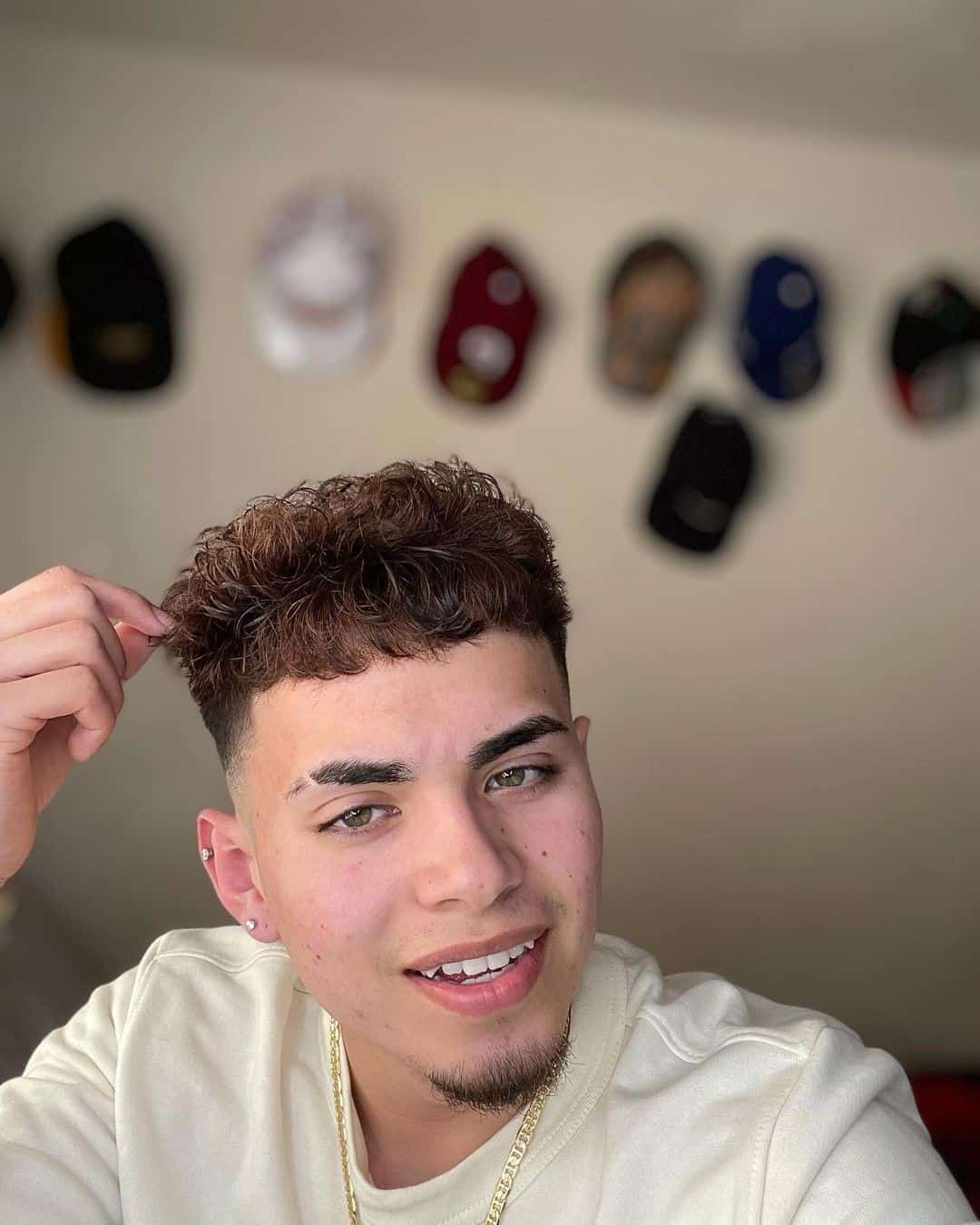 Top 30 Cool and Edgy Edgar Haircuts For Men 2022 29 Curly Edgar Haircut Look