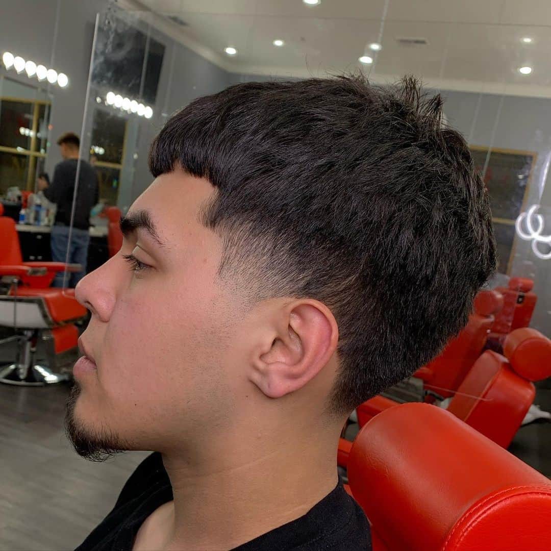 Top 30 Cool and Edgy Edgar Haircuts For Men 2022 23 Dark Brown Edgar Hairstyle