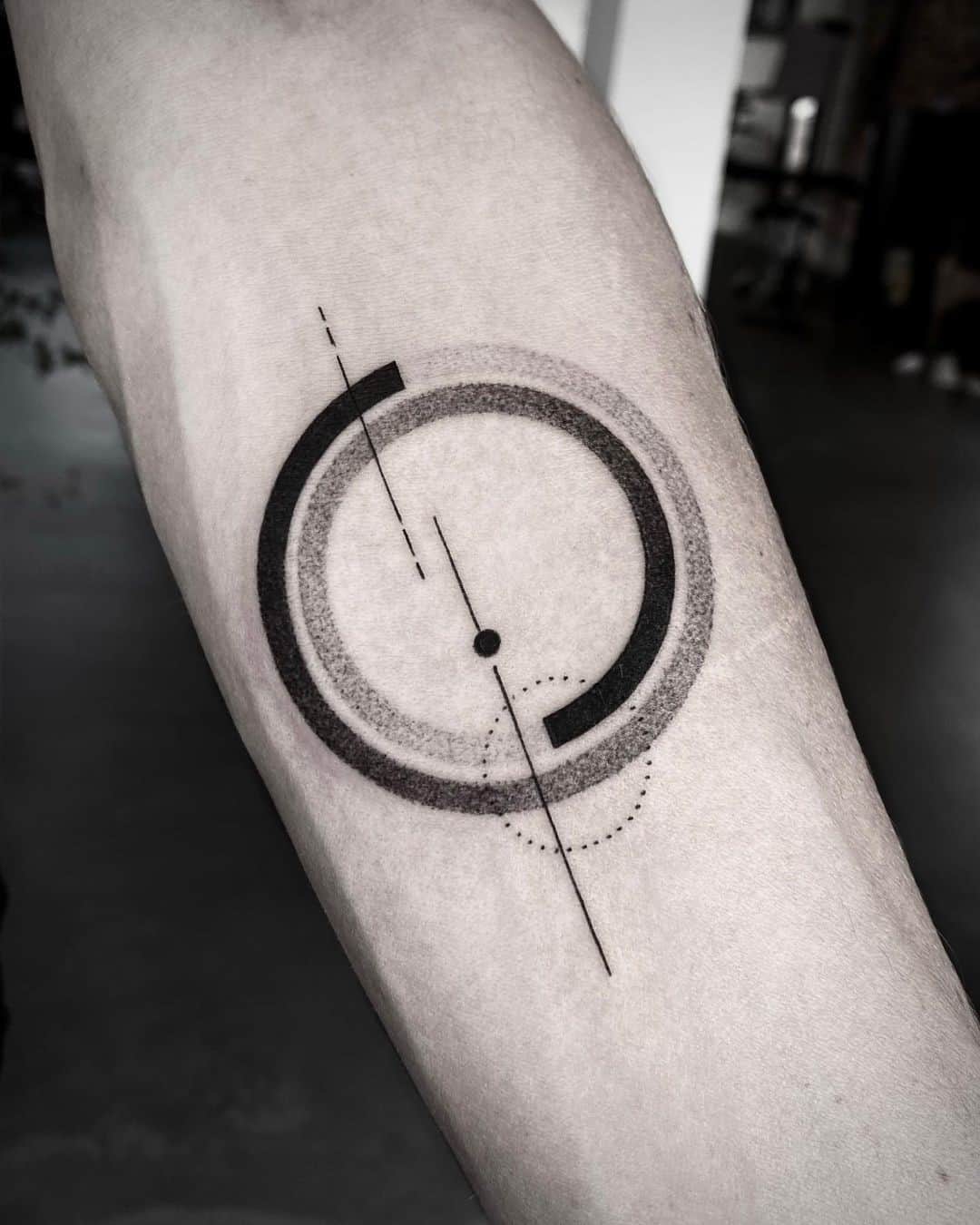 Detailed Circle Tattoo Design