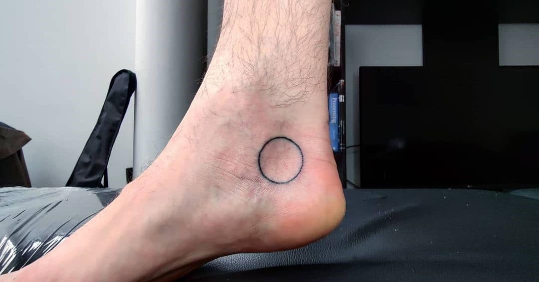 Foot Circle Tattoo