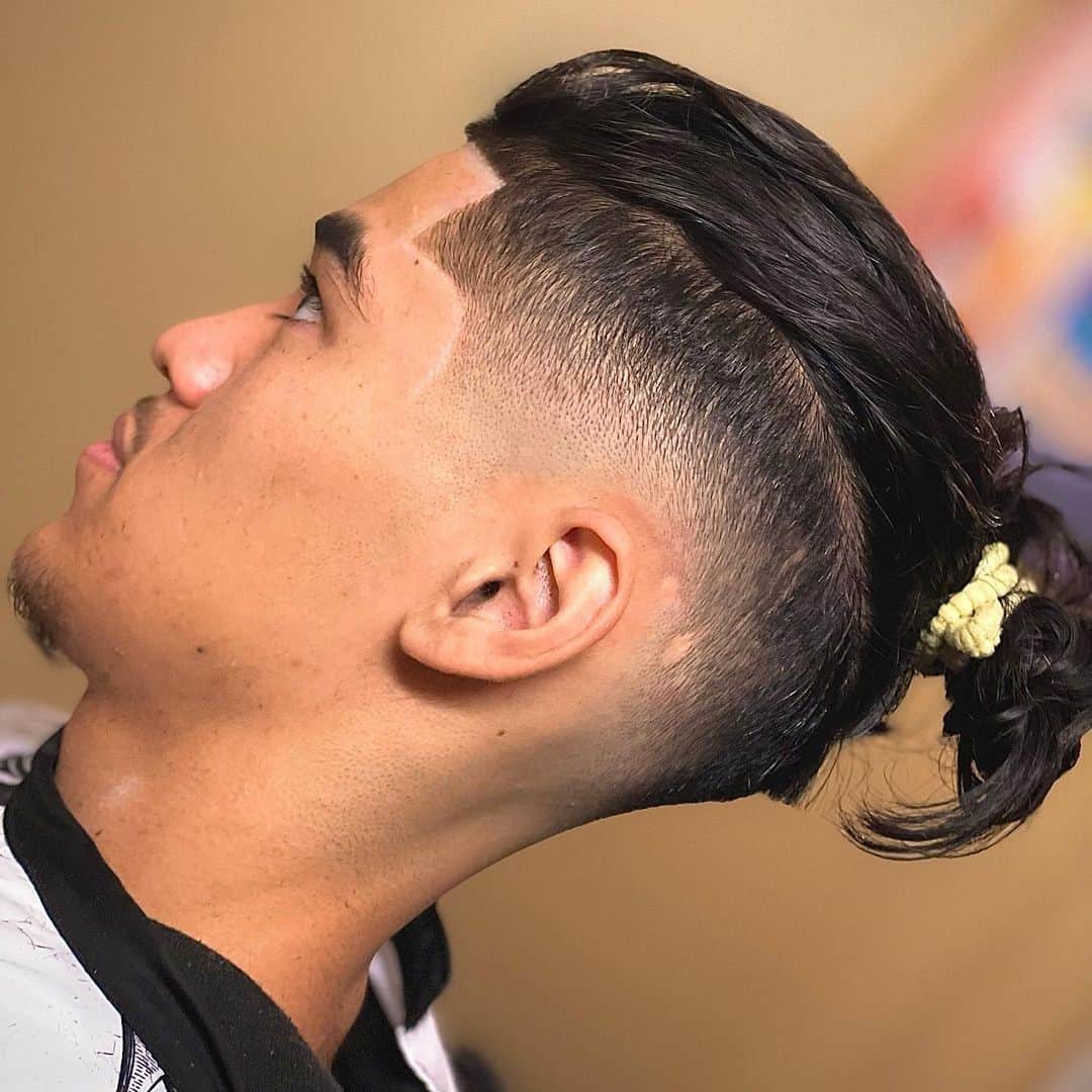 Top 30 Cool and Edgy Edgar Haircuts For Men 2022 28 Ponytail Edgar Hairstyle